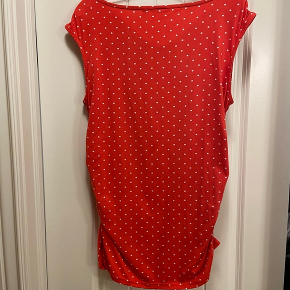 Dressy orange tank top - Picture 2 of 3